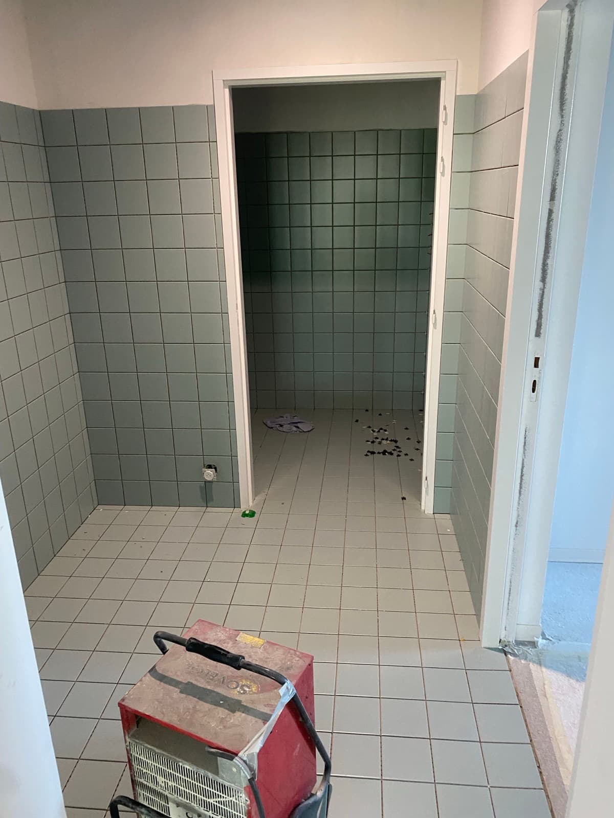 Cloison en placo BA13 montée dans un bureau à Puteaux